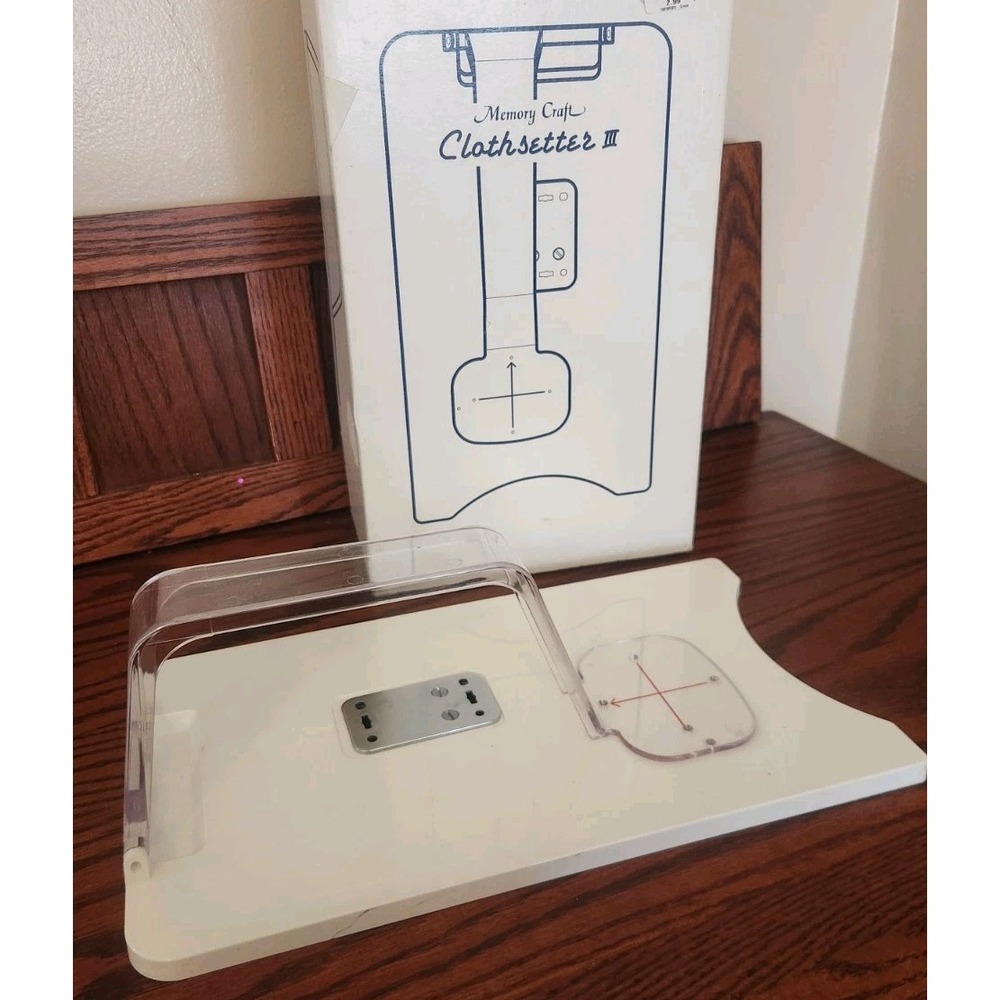 Janome Memory Craft‎ CLOTHSETTER III Placement Tool Embroidery with Original Box